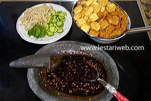 Bahan Racikan Tahu Lengko