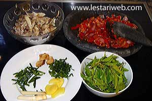 Bahan Racikan Tumis Cakalang