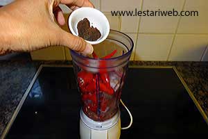 Bahan Sambal Goreng Diblender