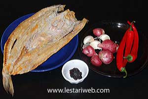 Bahan Sambal Goreng Pundang