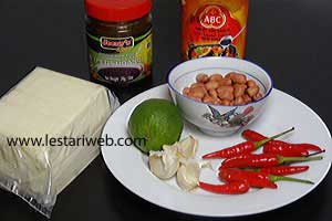 Bahan Sambal Petis Tahu Blora