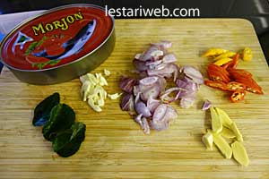 Bahan Sarden Bumbu Pedas