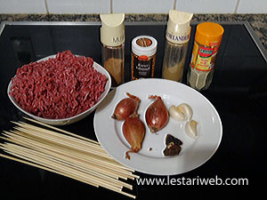 Bahan Sate Pentul