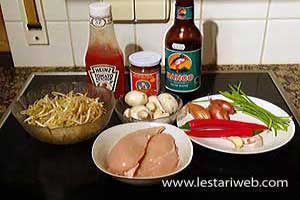 Bahan Taoge Bumbu Tauco