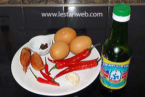 Bahan Telur Dadar Tegal