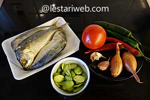 foto bahan tim ikan pindang