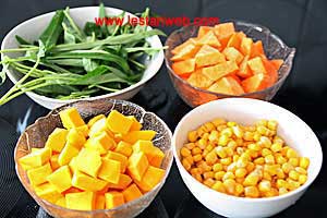 Bahan Tinutuan Potong