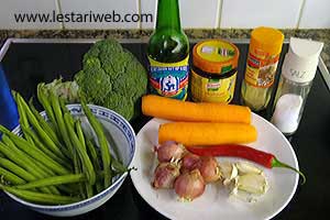 Bahan Tumis Buncis Wortel