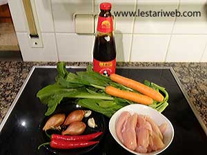 BahanTumisSawiCampurAyam