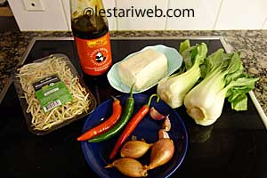 Bahan Tumis Tahu Saus Tiram