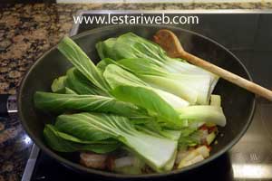 Bok Coy Ditumis Udang