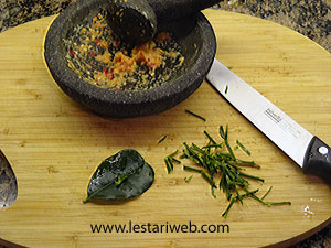 Bumbu Halus Bergedel Jagung