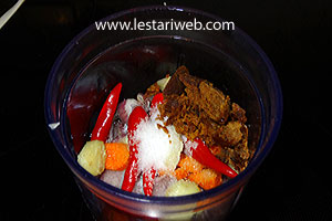 Bumbu Rendam Pelalah Diblender