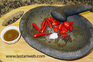 Bumbu Rujak Kangkung