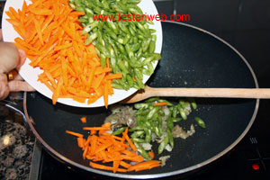 Buncis Wortel Di Orak Arik