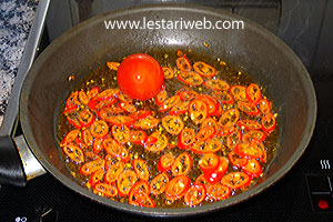 Cabe Merah Iris Digoreng