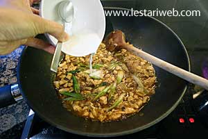 Cah Ayam Pak Choy Step