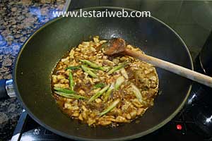 Cah Ayam Pak Choy Step