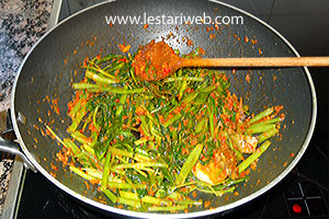 Cah Kangkung Belacan Matang