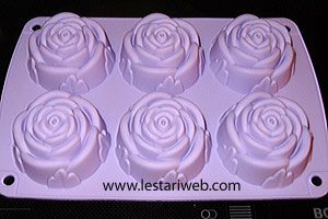 Cetakan Kue Motif Bunga