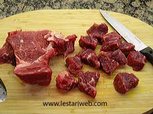 Daging Kare Dipotong Potong