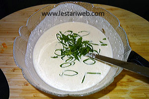 Daun Bawang Gimbal Udang