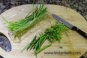 Daun Kucai Tempe Kemul