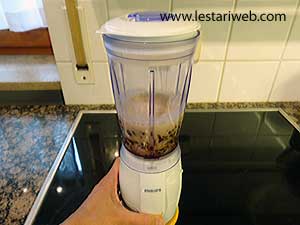 Gula Merah Diblender