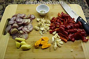 Membuat Gulai Ayam Padang Step 1