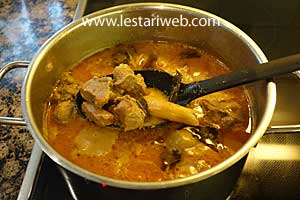 Membuat Kari Kambing Step 16