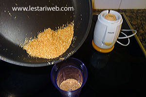 Kelapa Sangrai Diblender