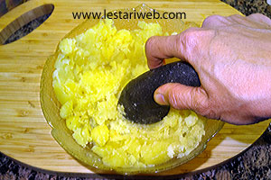 Kentang Pastel Dihaluskan