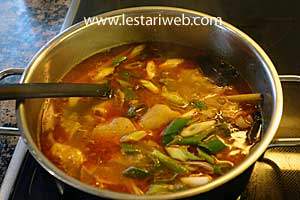 Lontong Cecek Step 10 