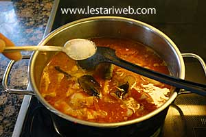 Lontong Cecek Step 8