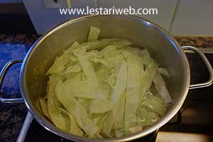 Lontong Pecel Step 3