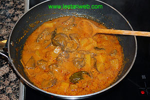 Masak Kelia Hati Ayam