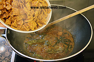 Masak Kering Tempe