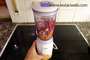 Memblender Bumbu Ayam Bumbu Pecel