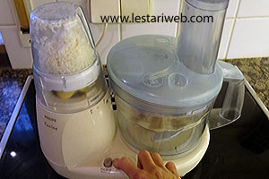 Memblender Ketan Putih