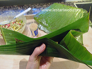 Membungkus Tum Pepes 2