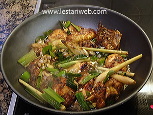 Menggoreng Ayam Tangkap