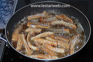 Menggoreng Ikan Asin