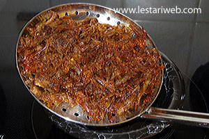 Mesre Daging Ditiriskan