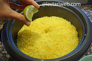 Masak Nasi Kuning Praktis Step 12