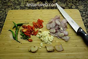 Oseng Jamur Sawi Putih Step 3