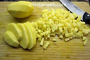 Oseng Lombok Kentang Step 1