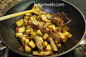 Oseng Tahu Terong Step 14