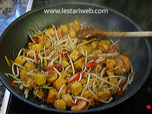 Oseng Tahu Udang Matang