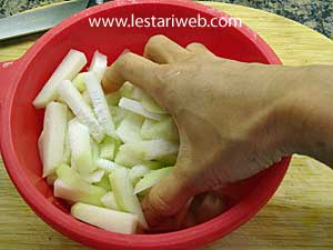 Oseng Tempe Labu Siam Step 3