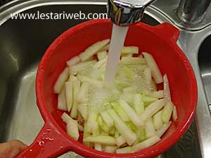 Oseng Tempe Labu Siam Step 4